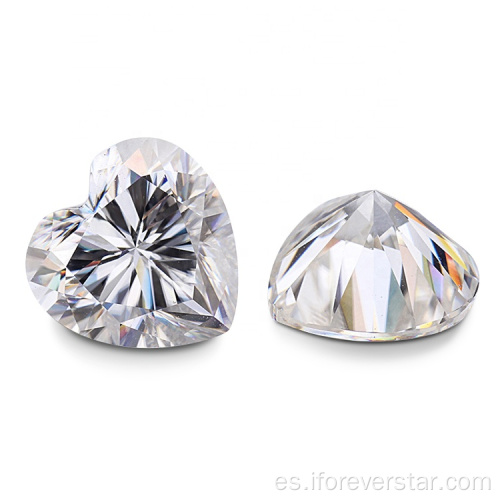 Def Ex-VG GRA 1 CARAT Corazón suelto Diamante Moissanite